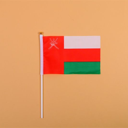 14*21阿曼8号手摇旗外国世界旗