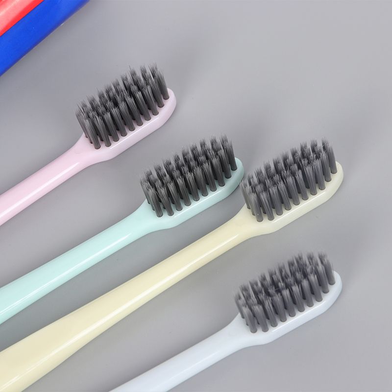 No Printing The Same Toothbrush Four Packs Of Japanese Good Products Adult Bamboo Charcoal Soft Bristles Toothbrush Manufacturers Wholesale Can Be Customized details Picture