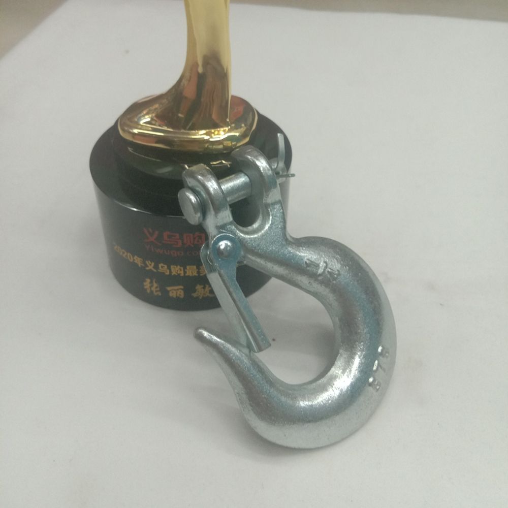 Sheep Horn Slide Hook/Sheep Horn Lifting Hook/Sheep Horn Slide Hook With Tongue Plate 3/8 Specification drawing