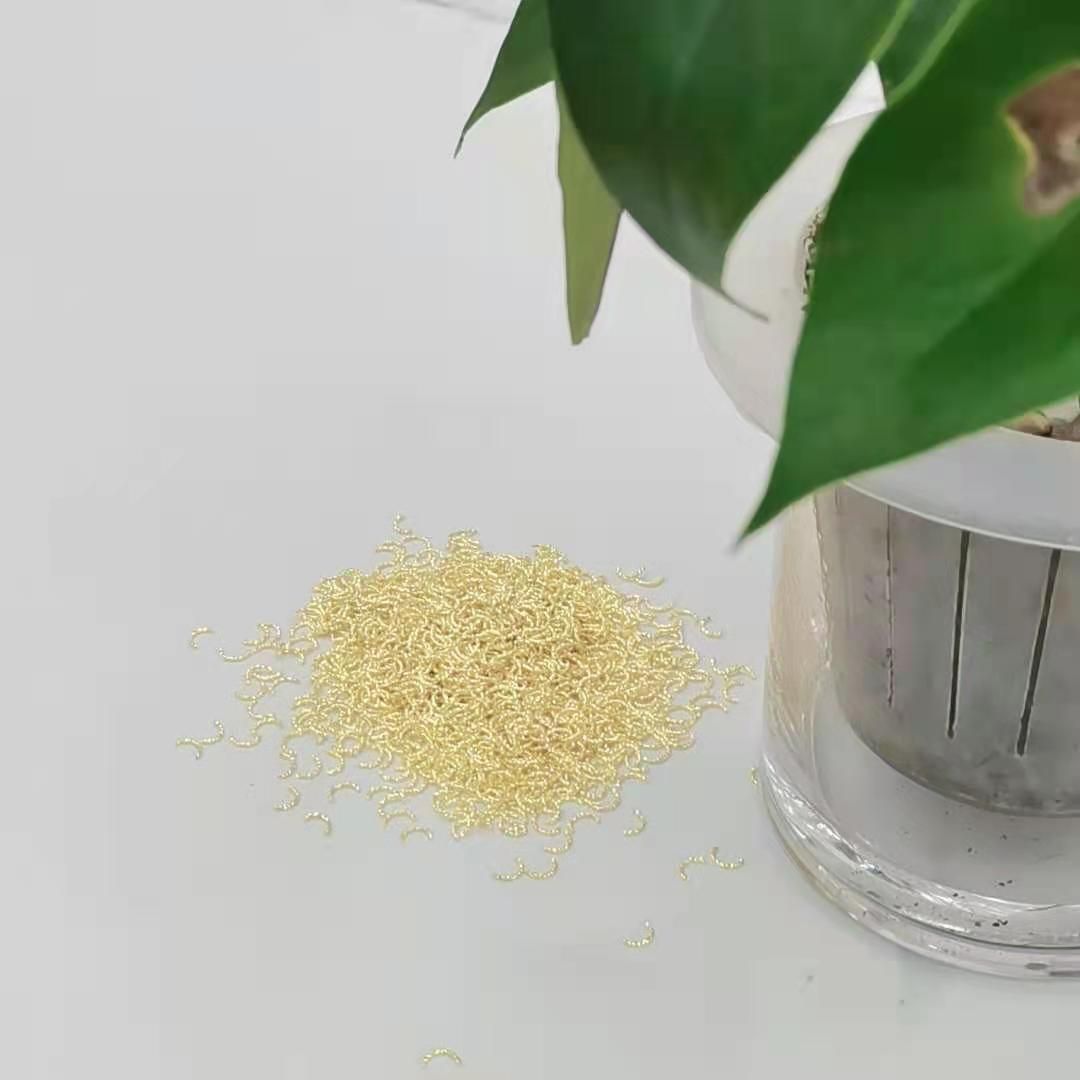 0.8X6 threaded best-selling fashionable semi-circular arc exquisite handcrafted DIY nail art accessories full figure