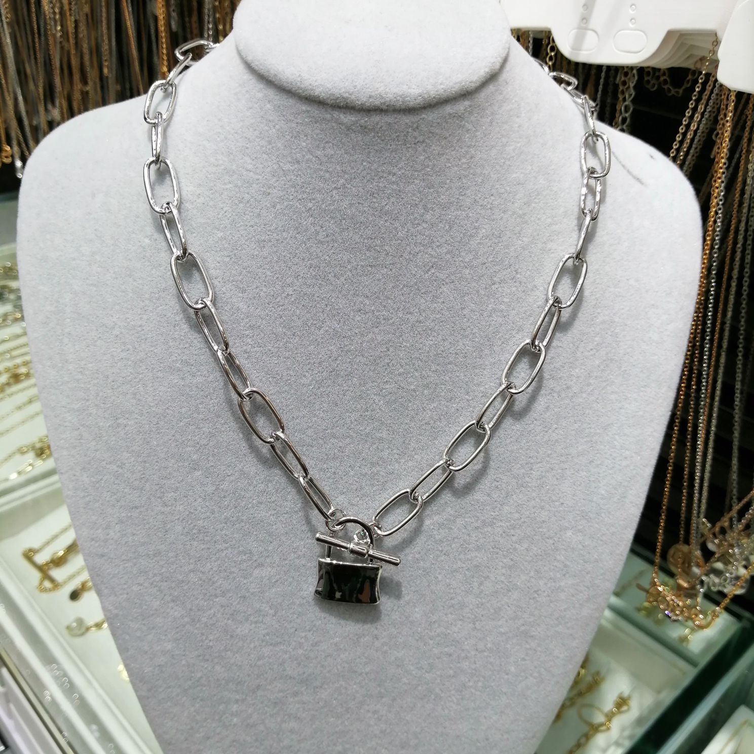 欧美跨境简约风项链 Necklace  复古合金蝴蝶吊坠多层项饰 17266
