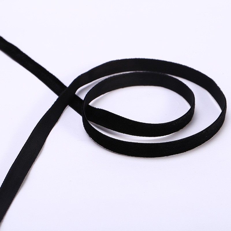 Color Velvet Ribbon Diy Ribbon Accessories Flocking Ribbon Performance Clothing Accessories Gift Packaging Ribbon 4 Points Specification drawing