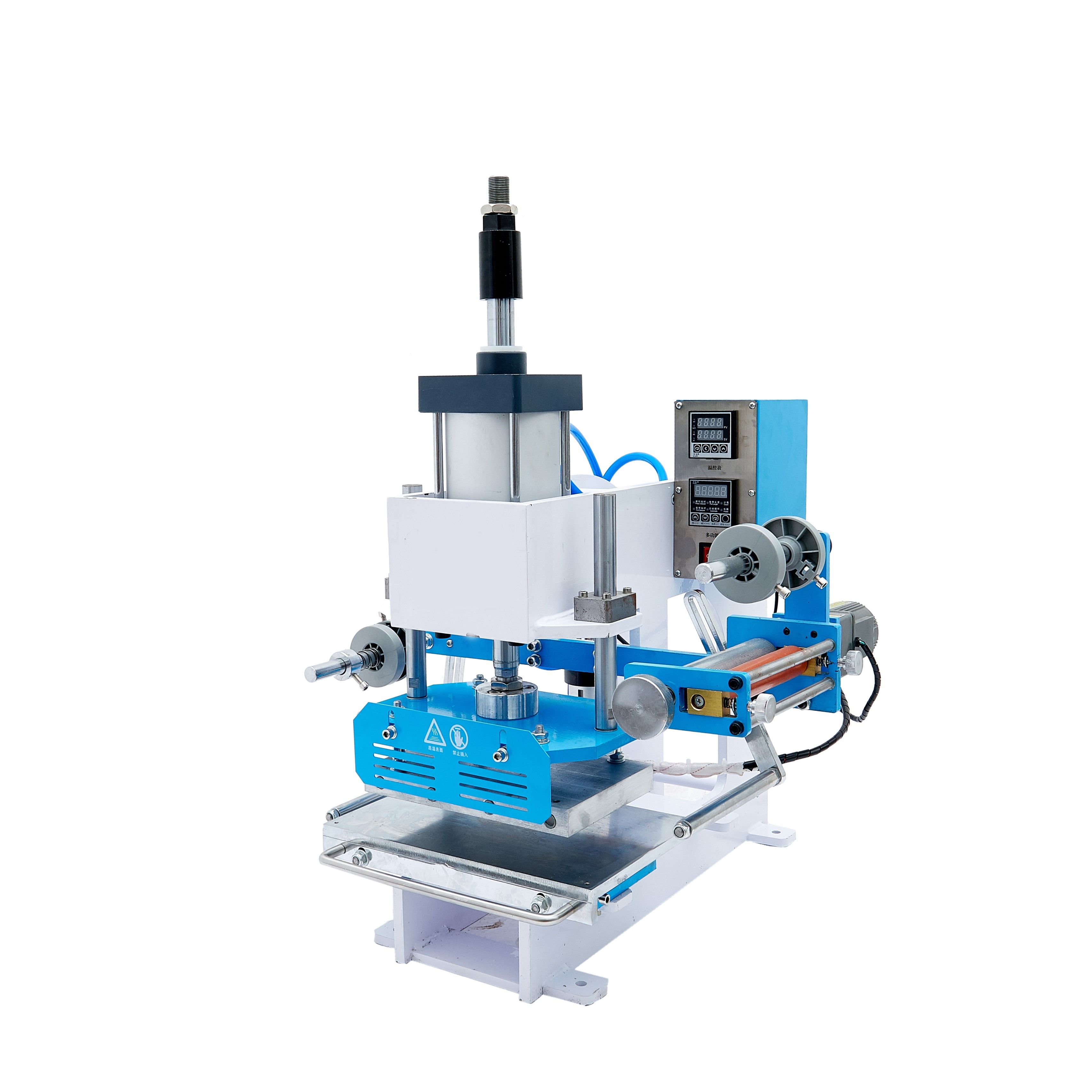Desktop pneumatic hot stamping machine, hot stamping machine, hot printing machine deposit. Establish a physical store of printing machinery with good quality and favorable prices details Picture