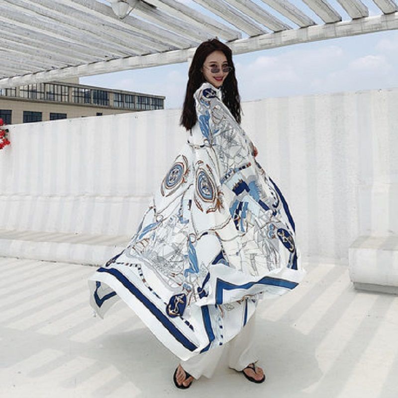 Women Winter Woven Autumn Winter Warm Outdoor Korea Korean Plaid Jacquard Square Towel 159