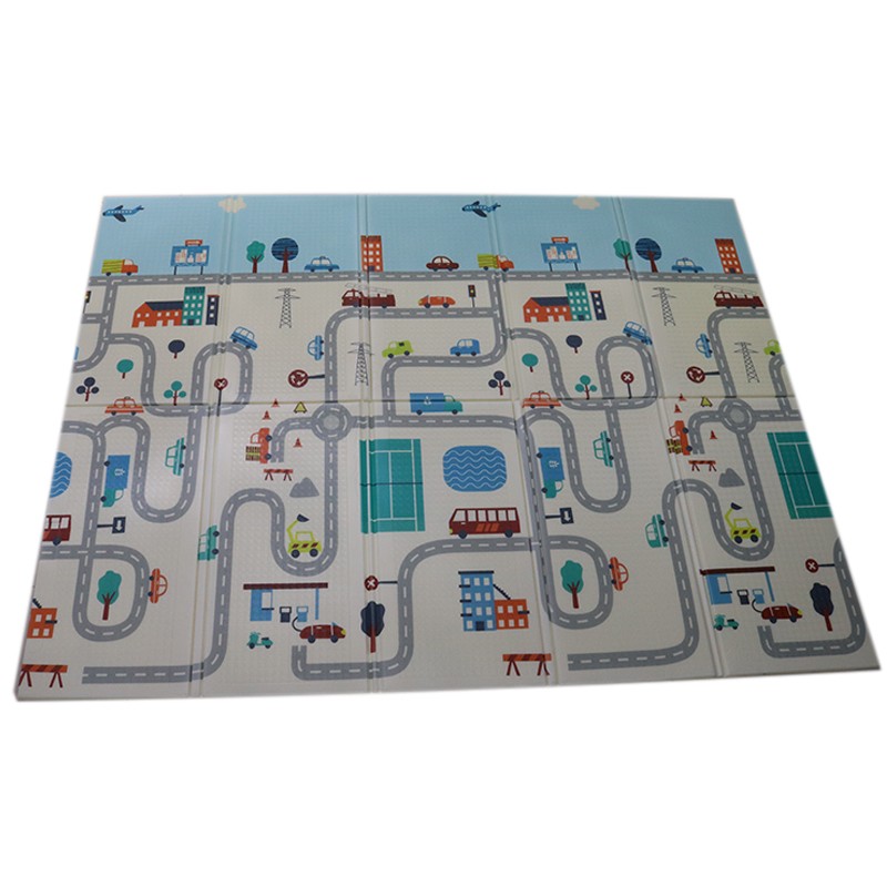 XPE crawling mat, baby crawling foldable baby play mat, children space-saving, foreign trade environmentally friendly cartoon mat detail image 3
