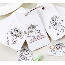 胤琪文具画笔贴纸兔子卡通书签可爱文具创意