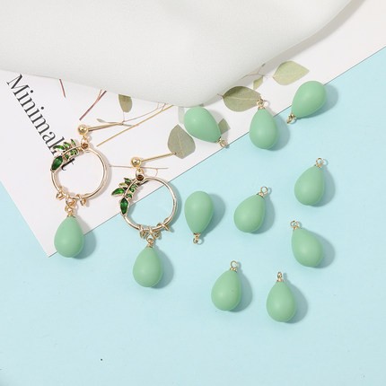 手工DIY制作耳钉耳环项链手链饰品吊坠水滴散珠配饰材料详情图1