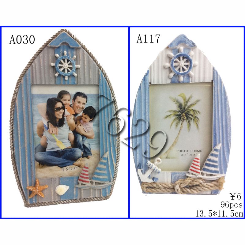 Hongdian Arts And Crafts Decoration Pieces Mediterranean Style Home Decoration Photo Frame A030