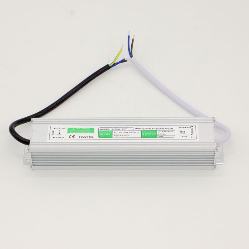 LED灯专用户外防水 DC 12V60W 小的 LED开关电源 安防/适配器电源详情图4