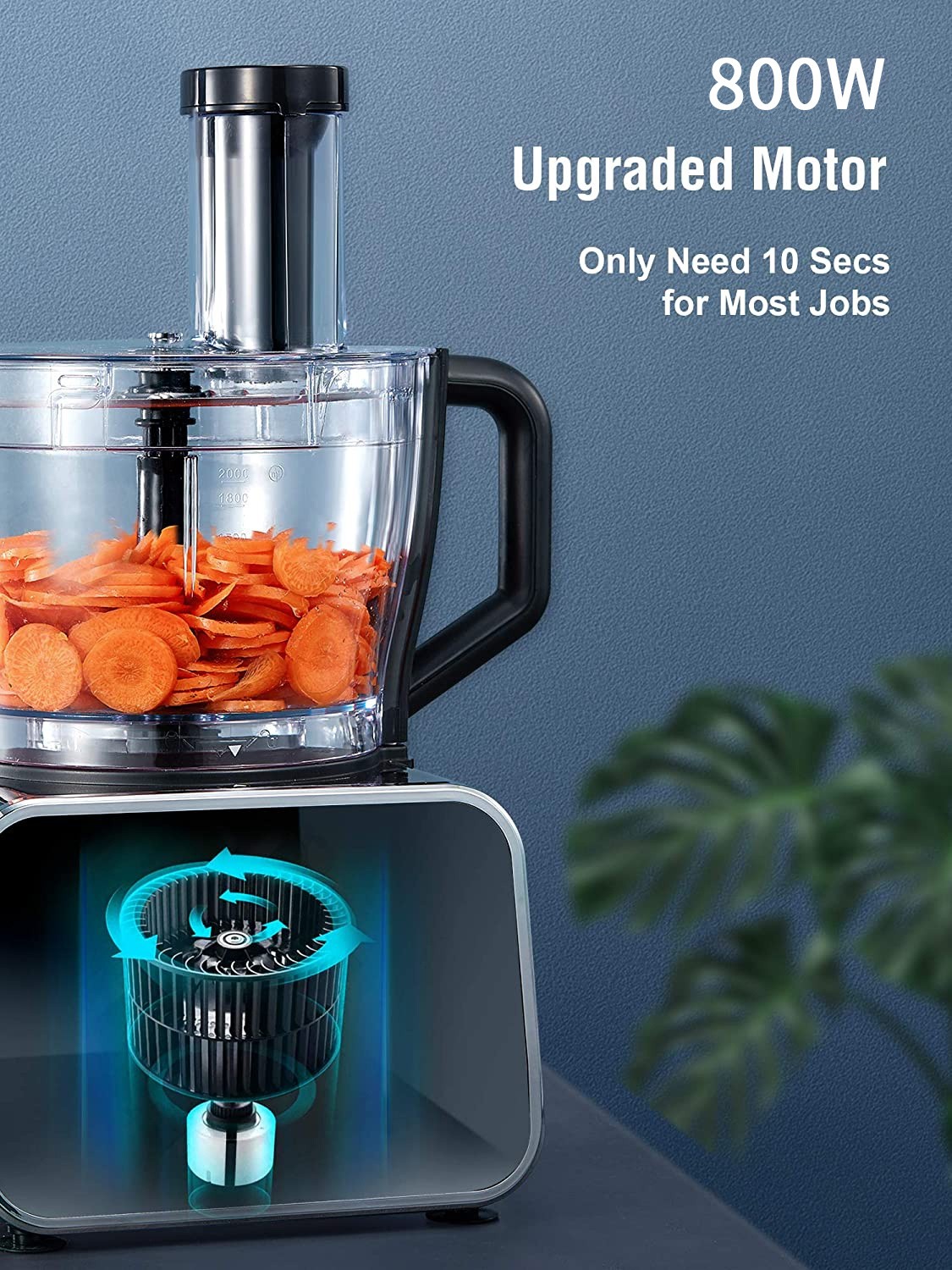 Boma marca 2.4L13 en 1 multifunción comida comida máquina de romper la pared picadora de carne batidora de huevos detail image 1