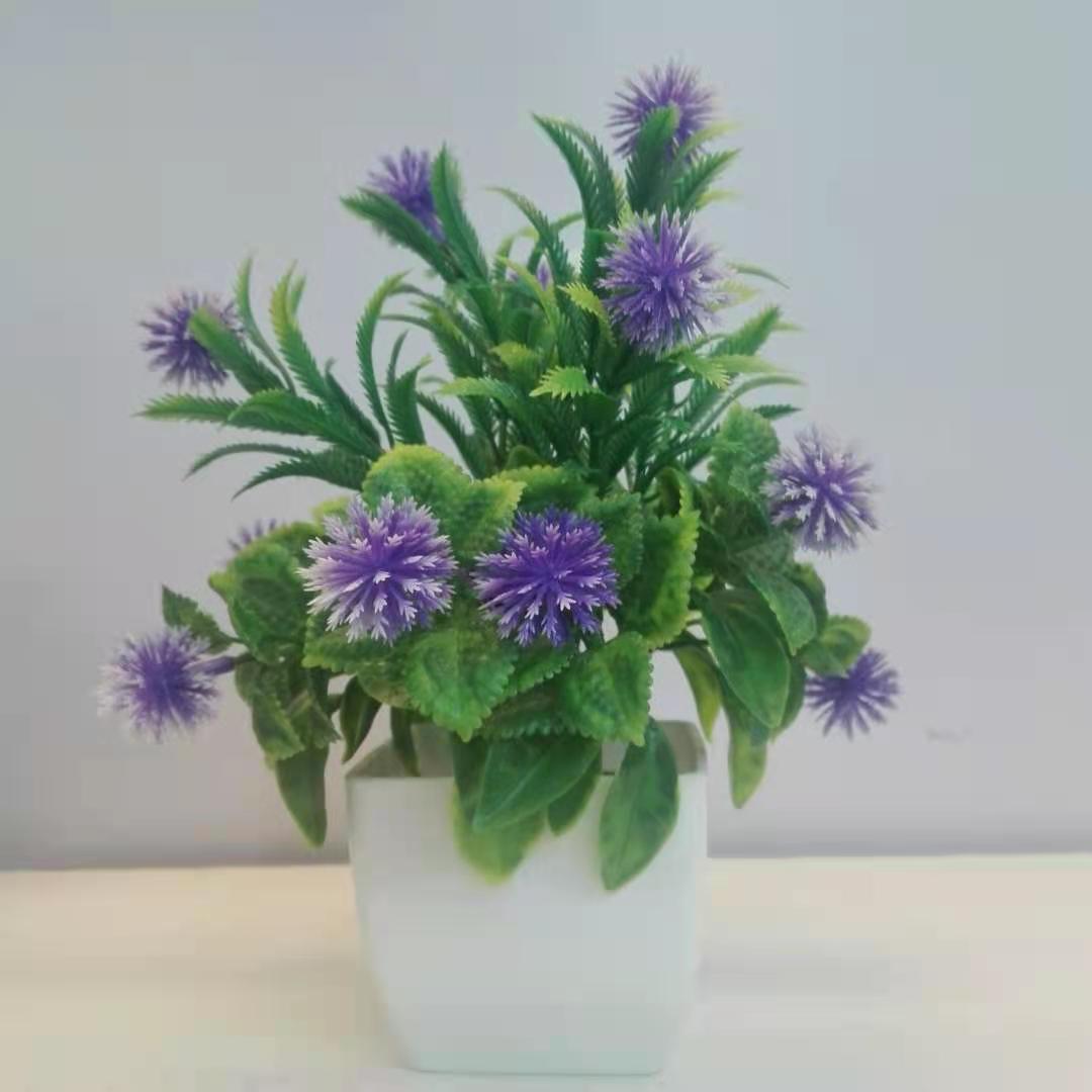 Snowflake ball purple