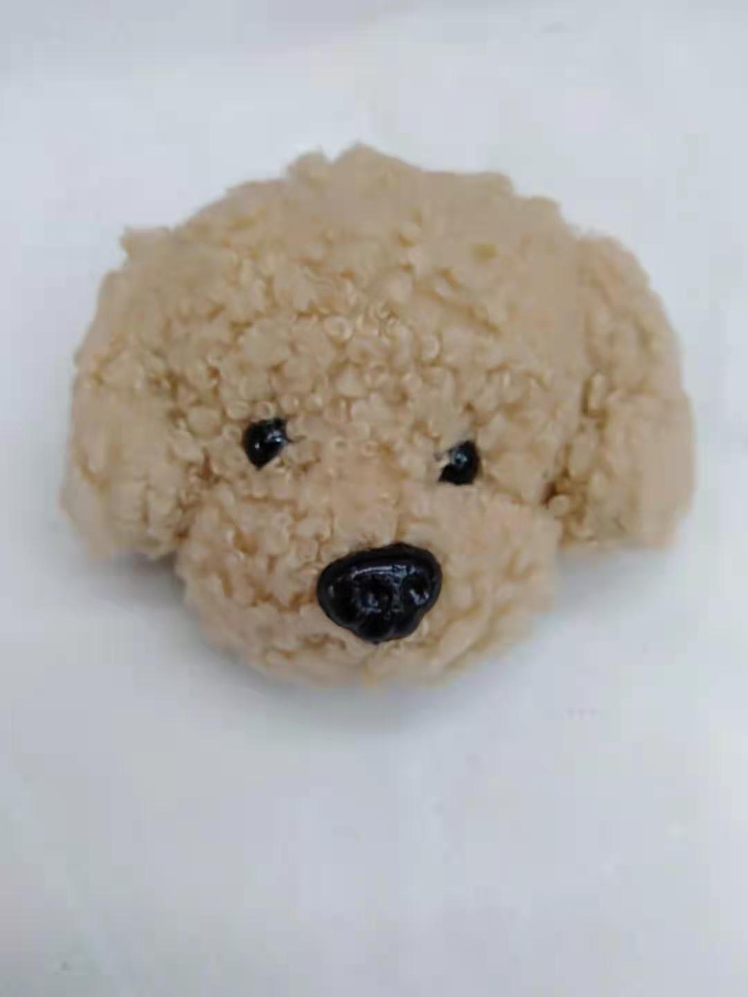 New customizable clothing accessory, cap, curly dog head, keychain, hanging accessory details Picture