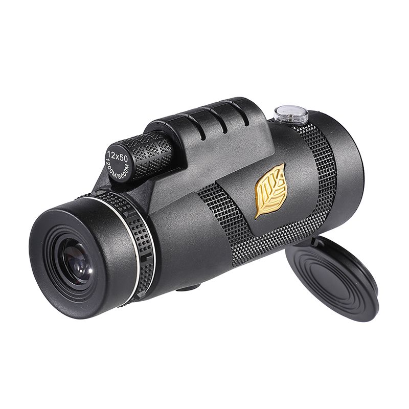 The new ZIYOUHU Gold Leaf monocular 12x50 low-light high-definition high-magnification night vision portable travel and sightseeing details Picture
