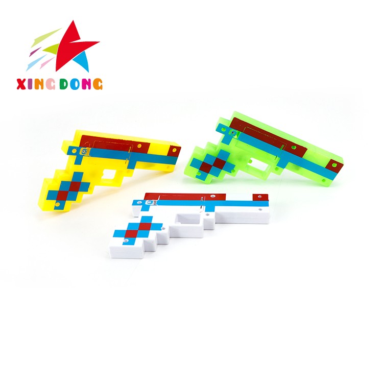 儿童玩具 我的世界 闪光枪 电动声光音乐枪详情图1