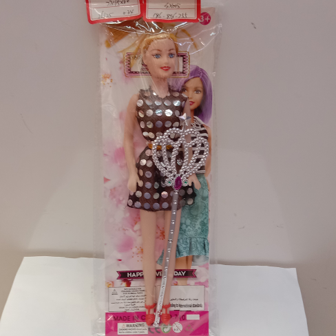 11-inch empty Barbie with a magic wand