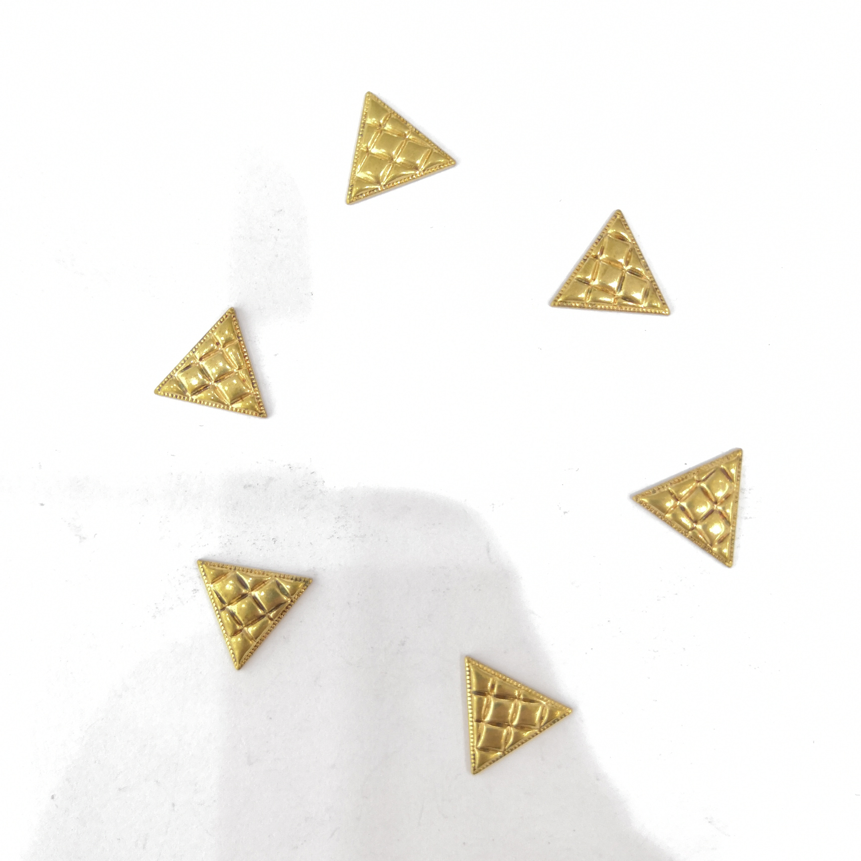 实心三角方块花纹无孔