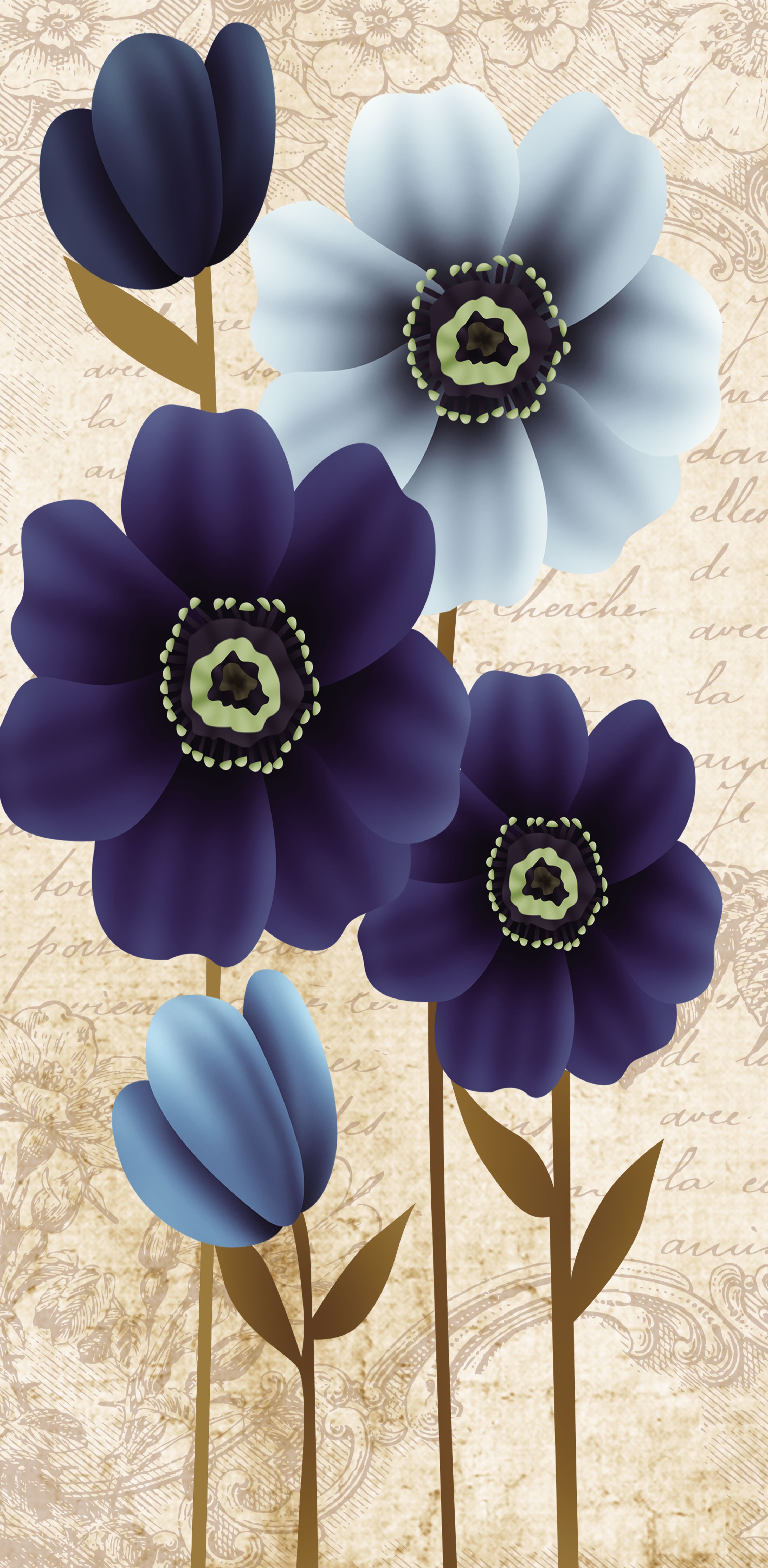 Frameless painting board, density board, modern style decorative painting, very artistic 245010 detail image 1