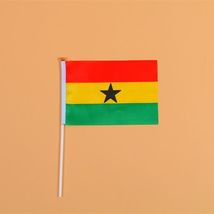 14*21加纳8号手摇旗带杆子外国世界旗
