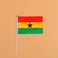14*21加纳8号手摇旗带杆子外国世界旗图