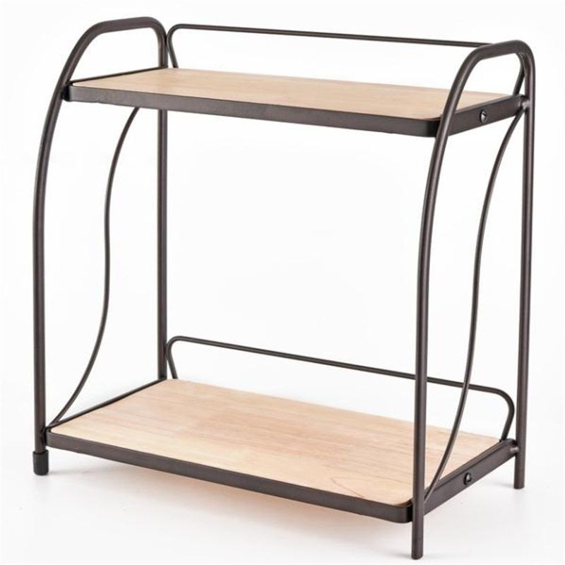 The two-story square wooden frame is made of ancient bronze and gold