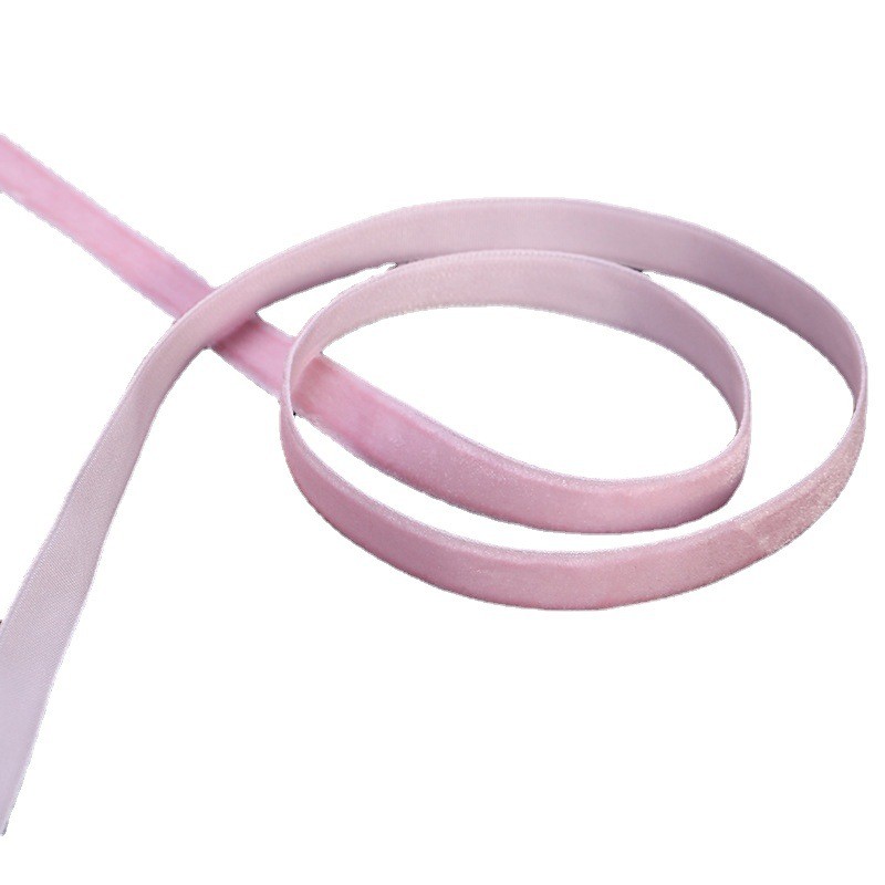 Color Velvet Ribbon Diy Ribbon Accessories Flocking Ribbon Performance Clothing Accessories Gift Packaging Ribbon Item Picture