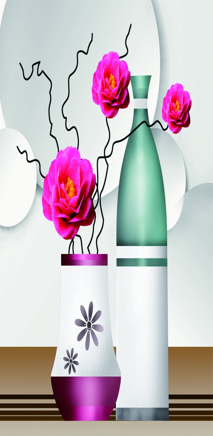 Frameless painting board, density board, modern style decorative painting, very artistic. 245017 detail image 1