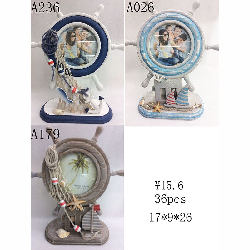 Hongdian Handicrafts, Decorative items, Mediterranean-style home decorations, Helmsman clock A236