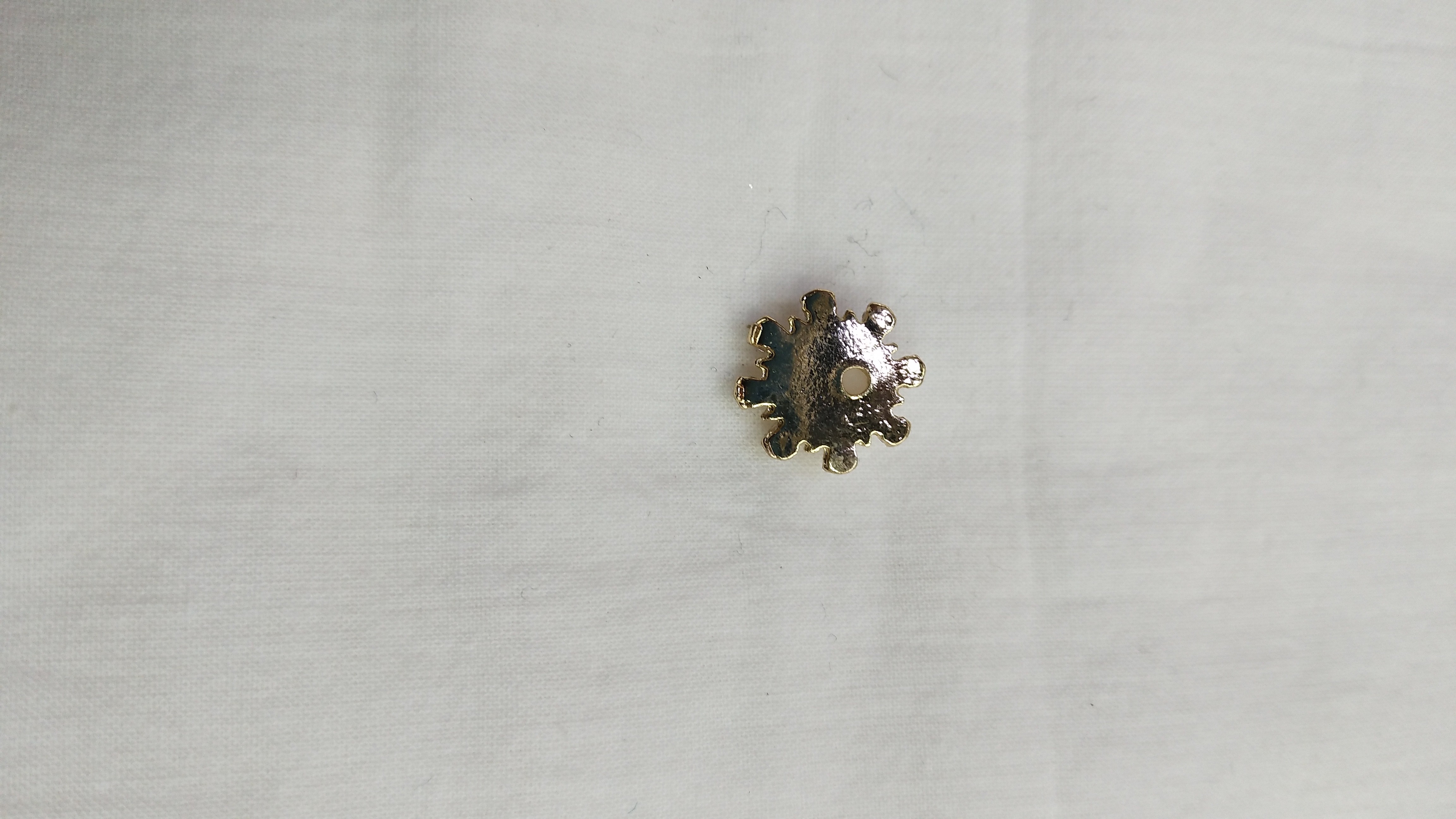 DIY handcrafted jewelry accessories, alloy simple single oil-dripping cartoon pendant, decorative earrings, retro alloy accessories, hair band and hairpin accessories, color retention and environmental protection (100ps per package), dot treasure detail image 3