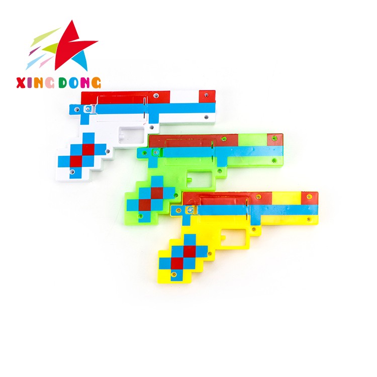 儿童玩具 我的世界 闪光枪 电动声光音乐枪详情图3