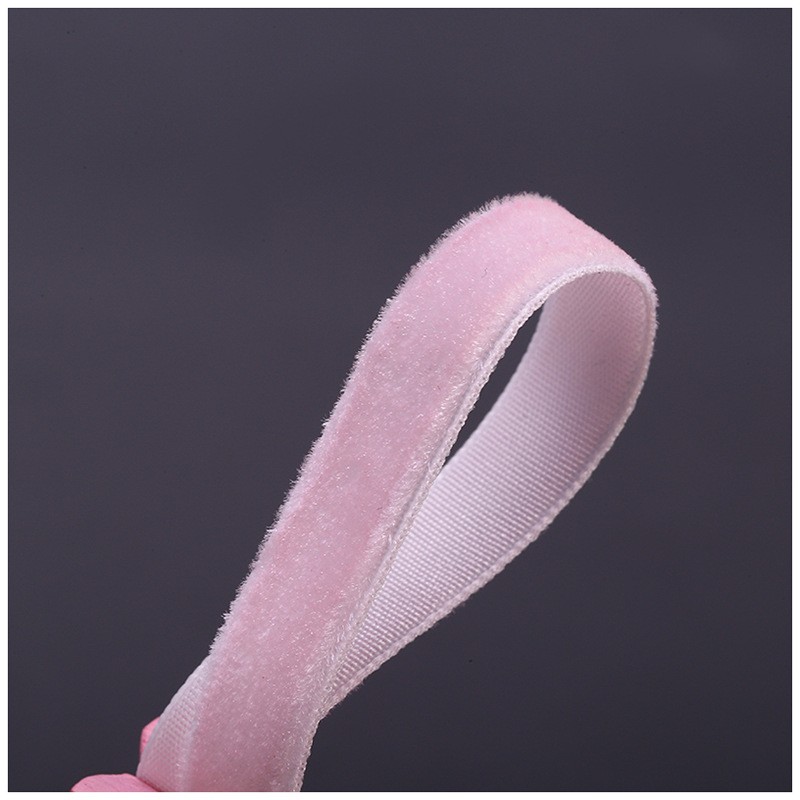 Color Velvet Ribbon Diy Ribbon Accessories Flocking Ribbon Performance Clothing Accessories Gift Packaging Ribbon 4 Points full figure