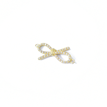 Cast copper bow with small inlay