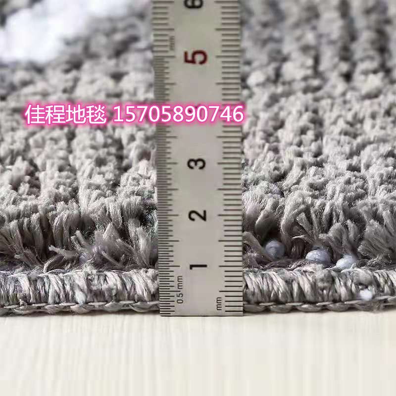 New TPR base flocked floor mat, carpet, plush foot mat, ultra-fine door mat, Bordeaux carpet, anti-slip mat, home mat, standard 5 colors, size 40*60cm Specification drawing