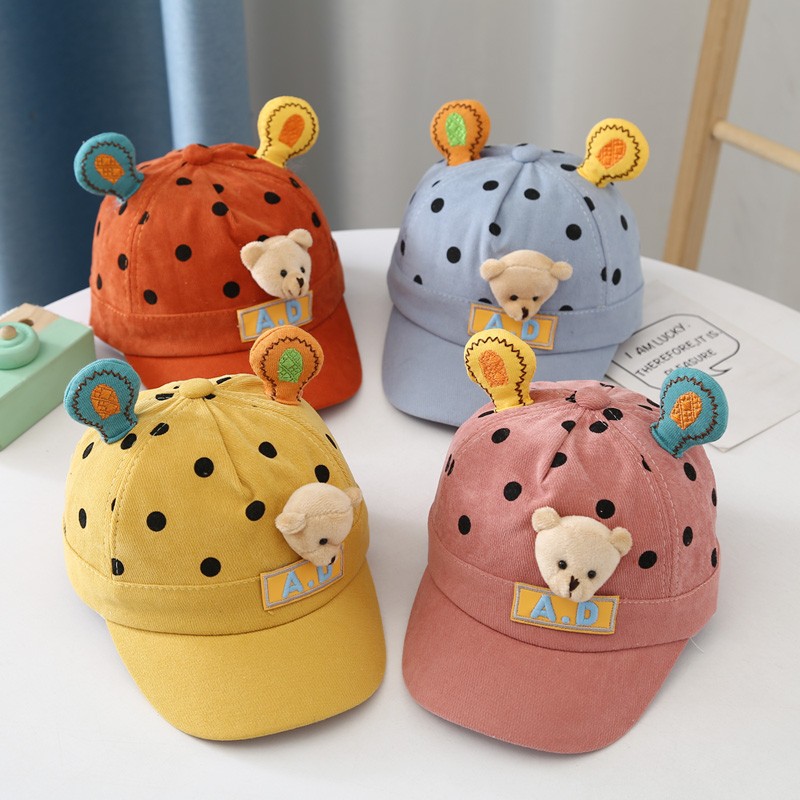 Baby cap 2021 Spring/summer thin visor cute super cute boy baseball cap Children's cap 12 full figure