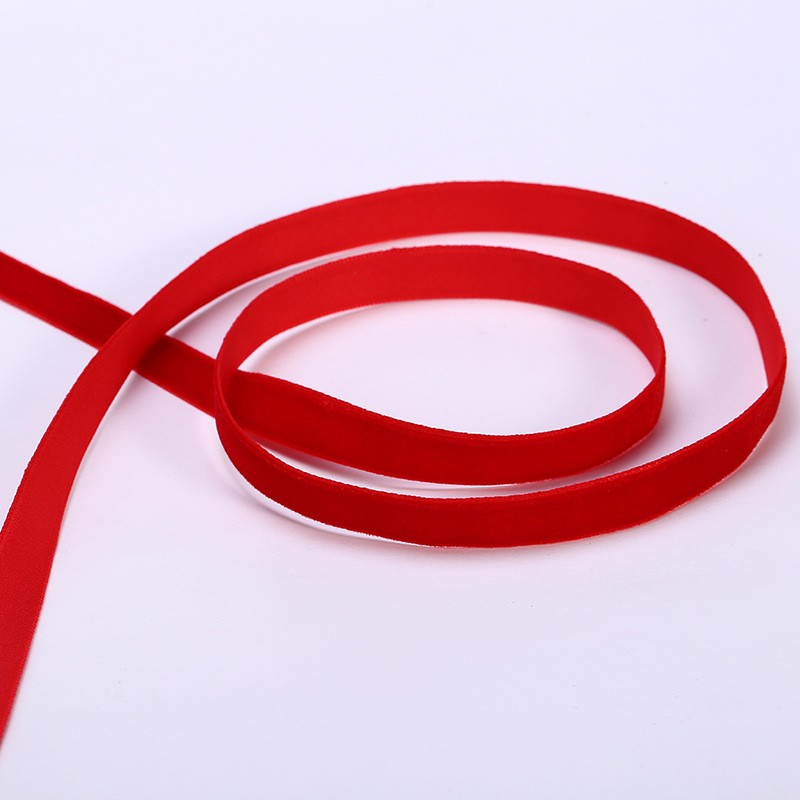 Color Velvet Ribbon Diy Ribbon Accessories Flocking Ribbon Performance Clothing Accessories Gift Packaging Ribbon details Picture