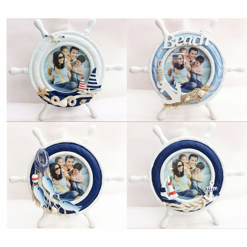 Hongdian Handicrafts, Decorative Items, Mediterranean-style home decorations, Helmsman Photo Frame A278