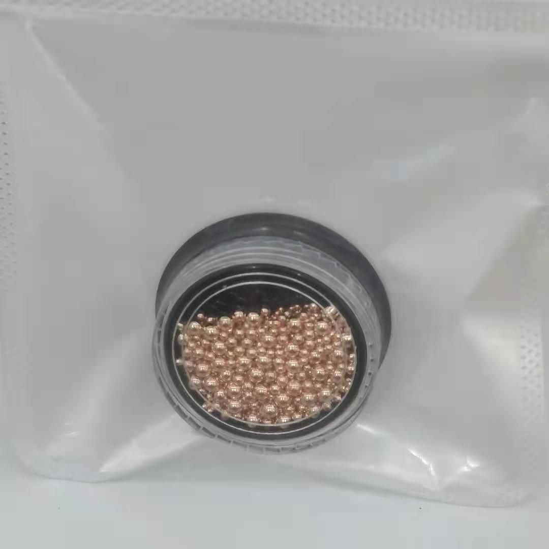 Direct sales from the manufacturer of small steel ball nail art accessories mixed with champagne-colored caviar alloy metal full figure