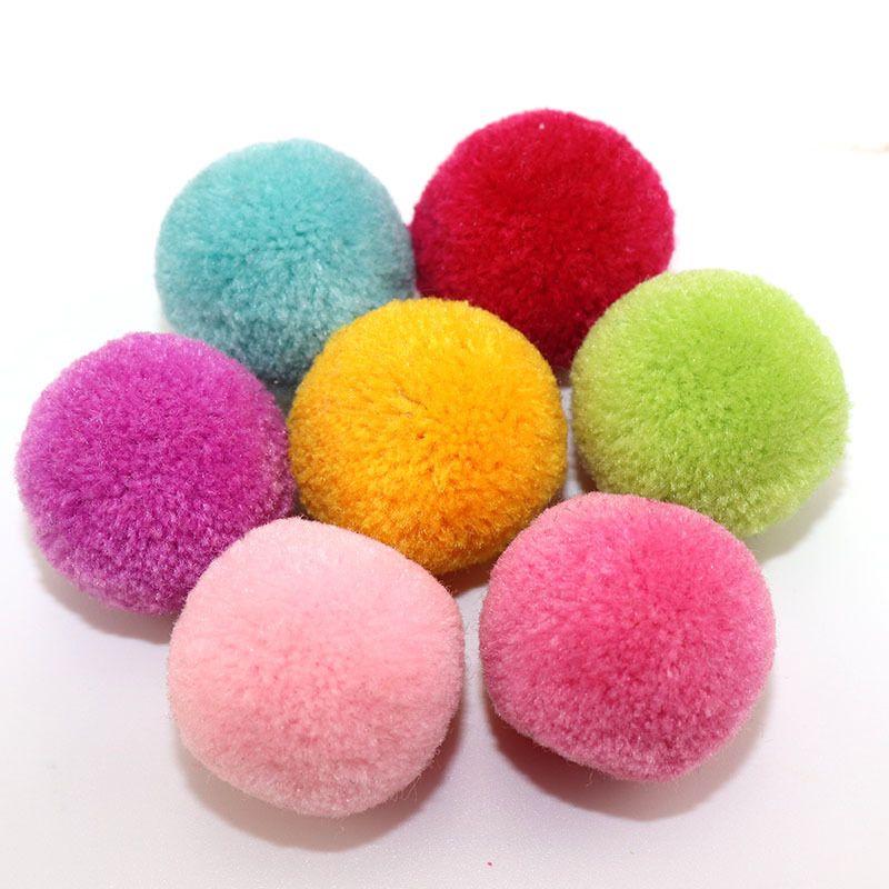 3cm Cashmere wool balls, cashmere knitted polyester plush balls, high-elasticity wool balls, diy Xingsheng Balls KSM030 Specification image