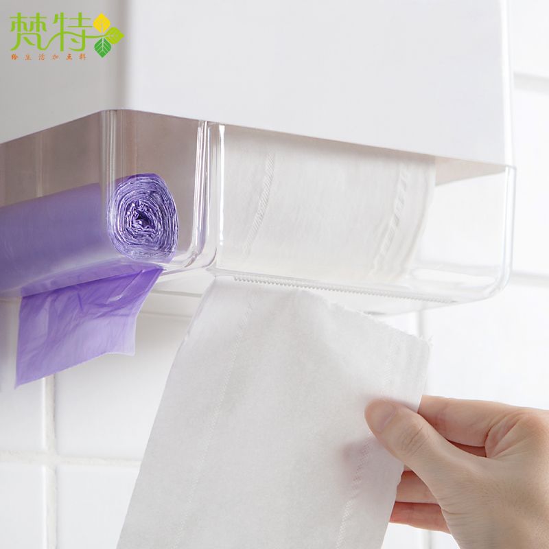 防水纸巾置物白底实物图