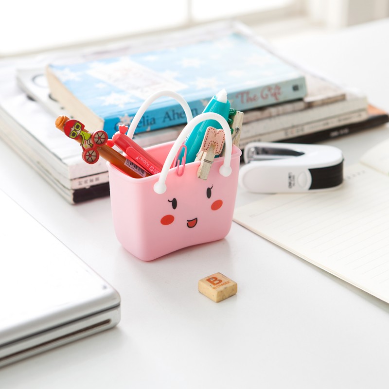 水槽沥水卡通收纳挂袋 多用收纳篮海绵沥水架详情图4