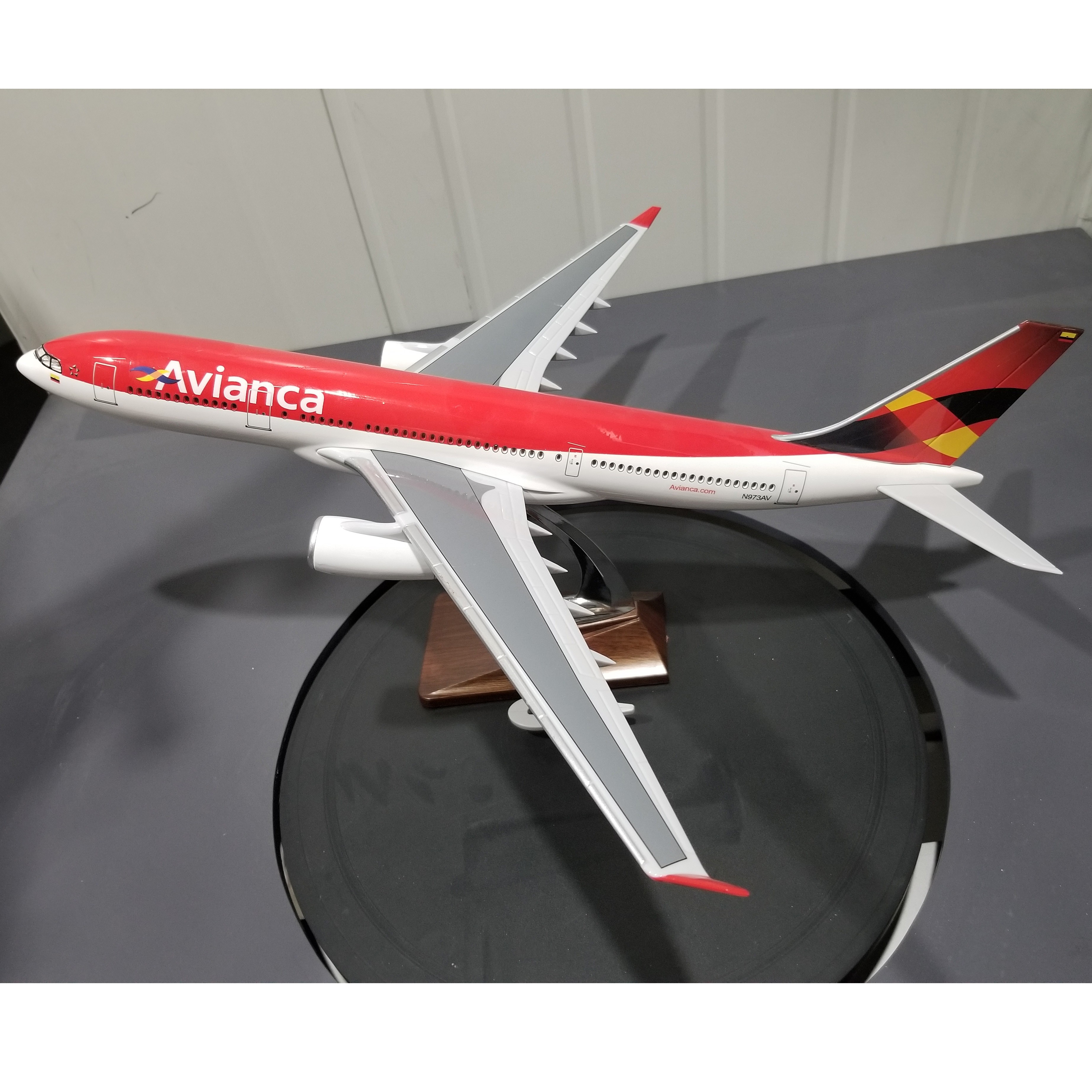 飞机模型（47cm斯里兰卡航空A330飞机模型）仿真飞机模型 ABS合成工程树脂飞机模型  航空 模型 合金模型详情11