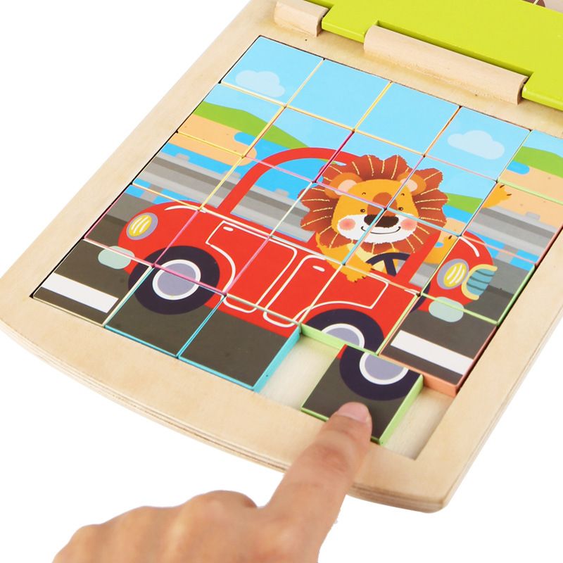 Children's educational two-person jigsaw puzzle, colorful battle Rubik's Cube, parent-child interactive competitive Rubik's Cube tabletop game toy