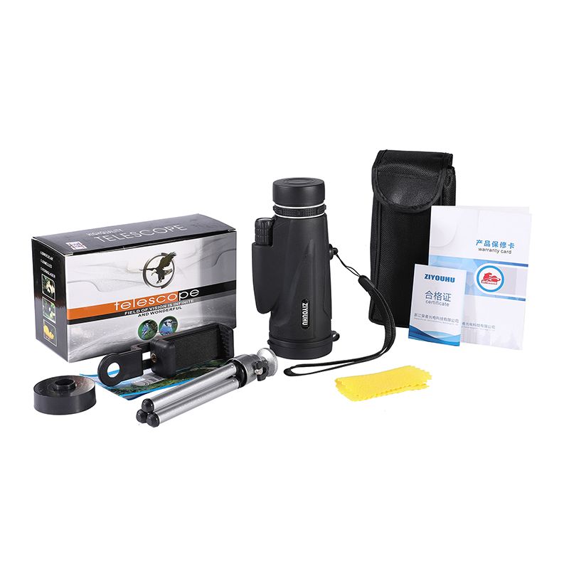 ZIYOUHU handheld monocular 50x60 portable high-magnification high-definition low-light night vision camera can be connected to a mobile phone for taking photos Item Picture