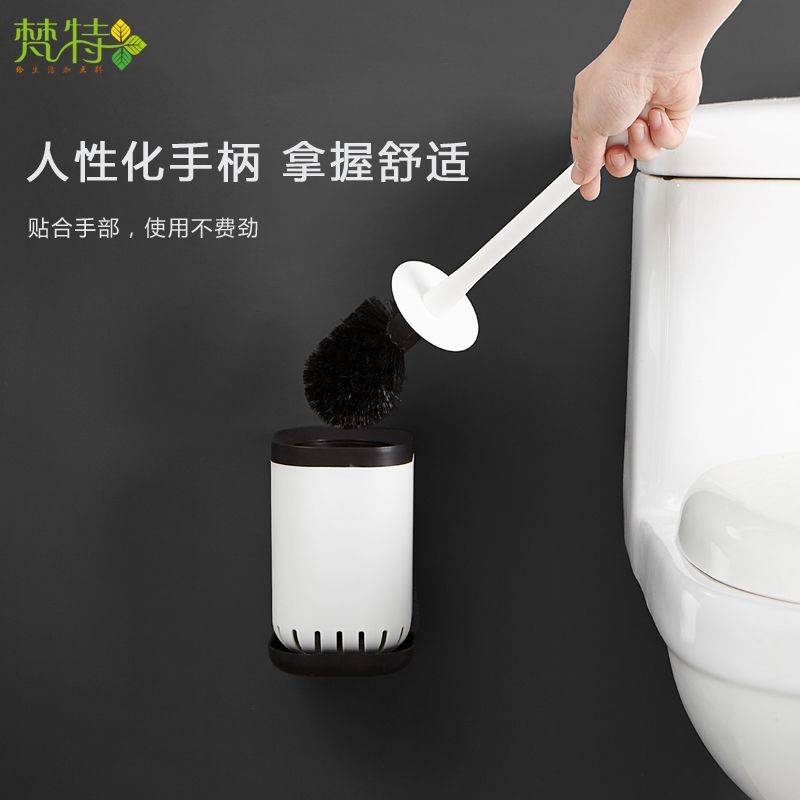 简易安装不伤墙马桶刷细节图
