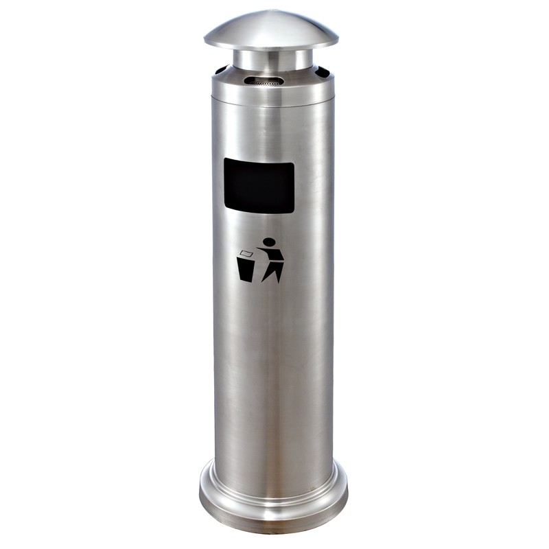 Sand-steel cigarette butt post detail image 3