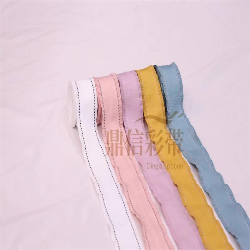 Dingxin Korean Premium Woven Tape, Korean woven tape, lace, dot tape, fabric lace tape factory direct sales, export 50Y