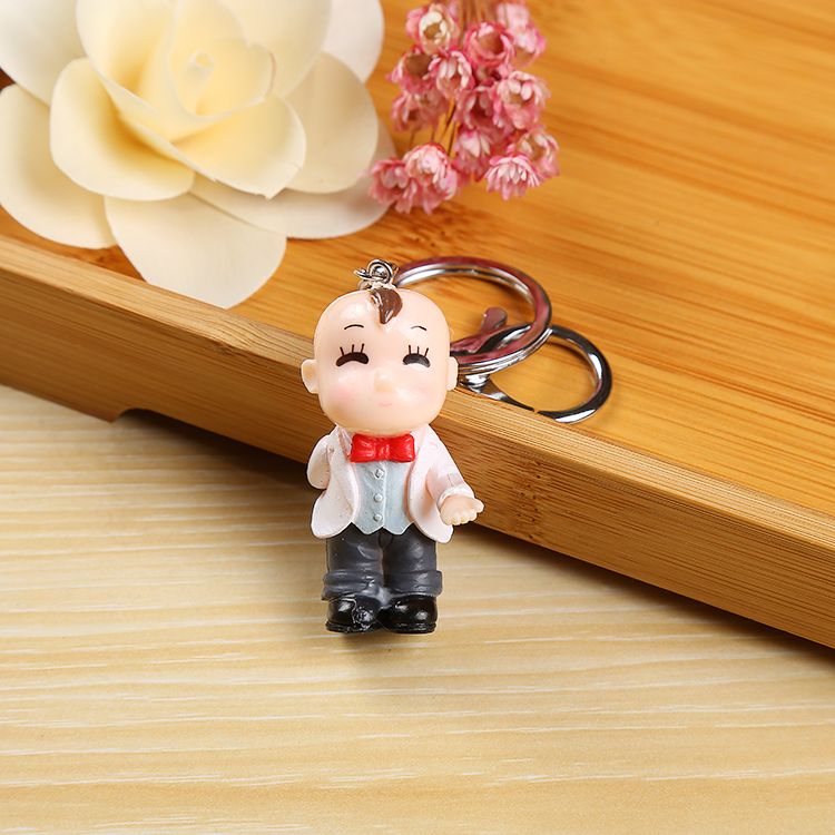Resin Doll Key Chain Network Popular Diy Factory Direct Sales Invincible Charming