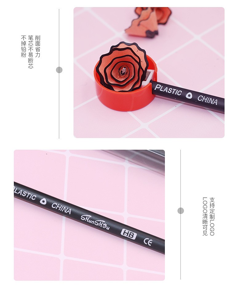 HB triangular rod black dip pencils 12-piece set, safe, lead-free and non-toxic for primary school students, available for customization from a manufacturer detail image 5
