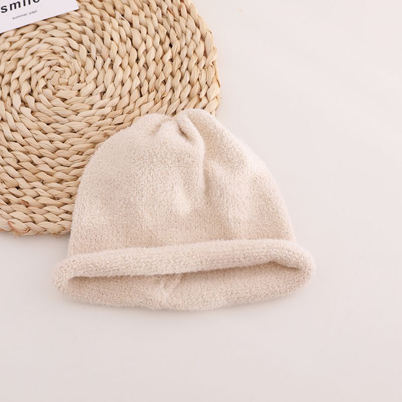 韩版秋冬婴幼儿套头帽可爱小猫咪造型宝宝棉线针织帽儿童帽子外贸4