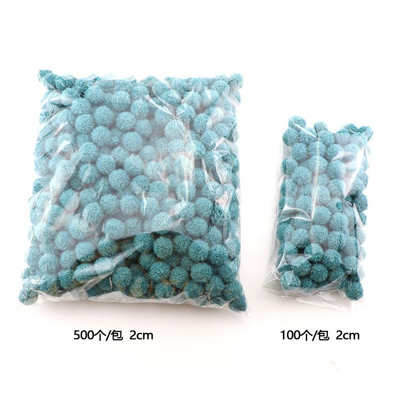 2CM Teddy pom-pom dog pom-pom earrings, diy cashmere balls, cashmere balls, decorative accessories, Xingsheng Ball Making Specification image