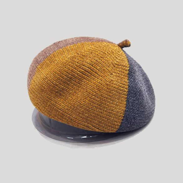 Han Sheng autumn and winter fashion decorative hat painter hat pumpkin hat lady hat thumbnail